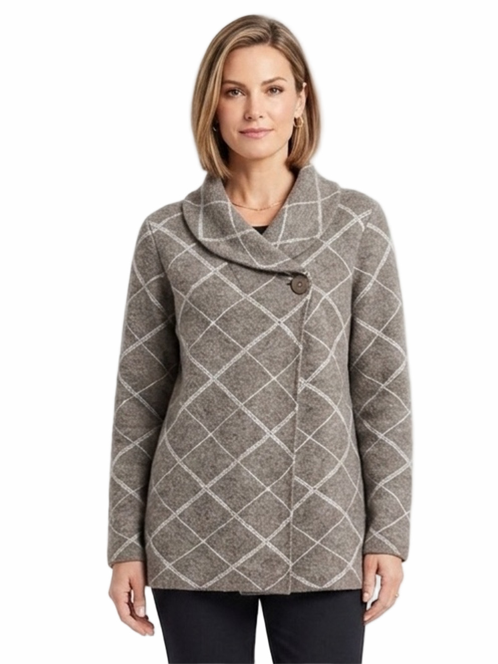 Cleo XL Petite Cozy Soft Sweater Wrap, Transition to Fall
